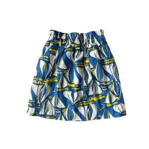 LILLY PULITZER Docksider Sailboat Print Skirt Sz XS